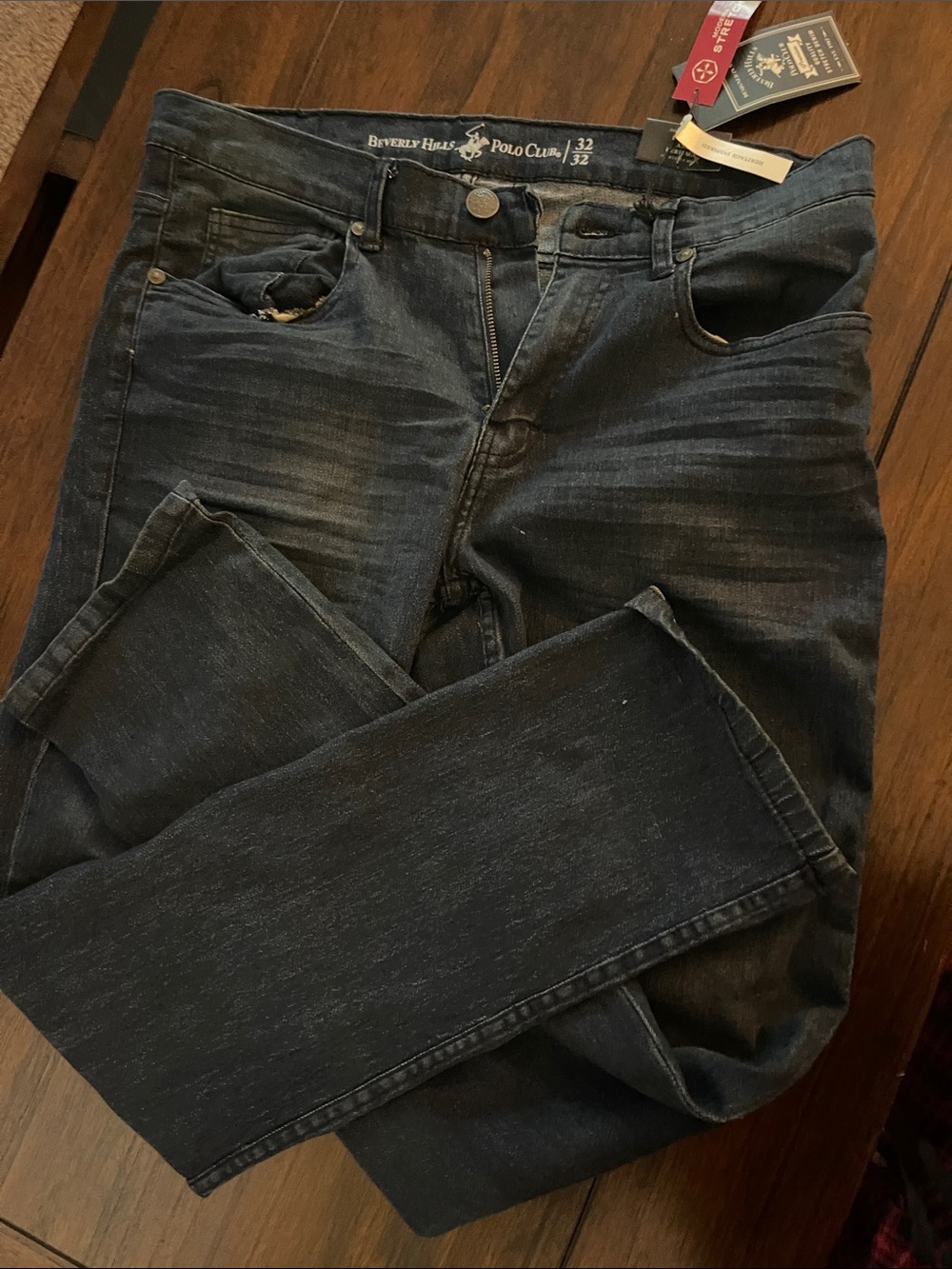 Beverly Hills Polo Club Men’s Indigo Slim Straight Jeans
